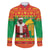 Burkina Faso Christmas Family Matching Off The Shoulder Long Sleeve Dress and Hawaiian Shirt I Stand With Traore - Wonder Print Shop