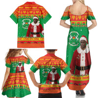 Burkina Faso Christmas Family Matching Summer Maxi Dress and Hawaiian Shirt I Stand With Traore - Wonder Print Shop