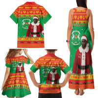 Burkina Faso Christmas Family Matching Tank Maxi Dress and Hawaiian Shirt I Stand With Traore - Wonder Print Shop