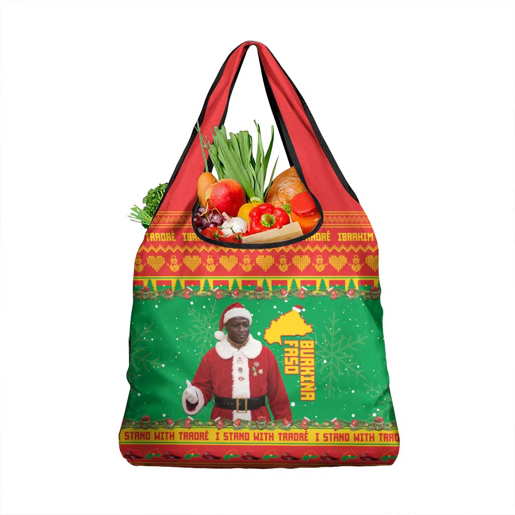 Burkina Faso Christmas Grocery Bag I Stand With Traore - Wonder Print Shop