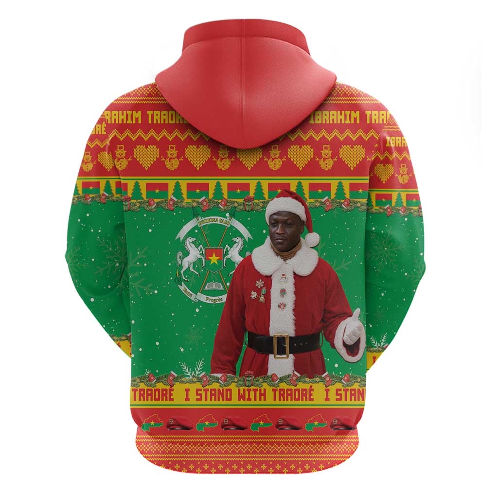 Burkina Faso Christmas Hoodie I Stand With Traore - Wonder Print Shop