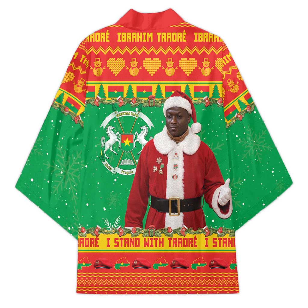 Burkina Faso Christmas Kimono I Stand With Traore - Wonder Print Shop