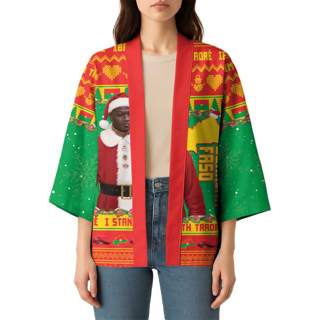 Burkina Faso Christmas Kimono I Stand With Traore - Wonder Print Shop