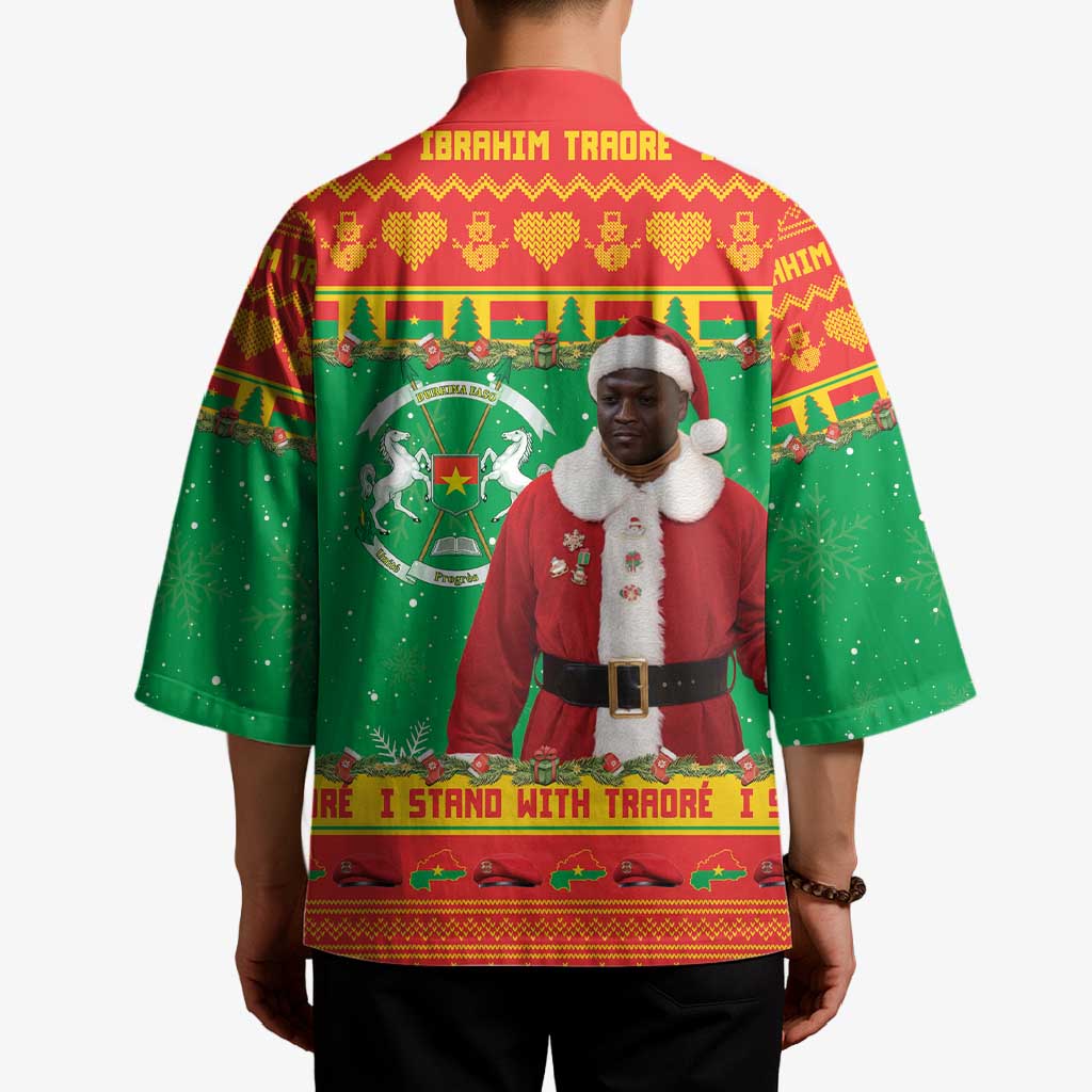Burkina Faso Christmas Kimono I Stand With Traore - Wonder Print Shop