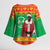 Burkina Faso Christmas Kimono Sleeve Blouse I Stand With Traore - Wonder Print Shop