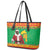 Burkina Faso Christmas Leather Tote Bag I Stand With Traore - Wonder Print Shop
