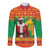 Burkina Faso Christmas Long Sleeve Button Shirt I Stand With Traore - Wonder Print Shop