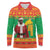 Burkina Faso Christmas Long Sleeve Polo Shirt I Stand With Traore - Wonder Print Shop
