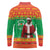 Burkina Faso Christmas Long Sleeve Polo Shirt I Stand With Traore - Wonder Print Shop