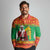 Burkina Faso Christmas Long Sleeve Polo Shirt I Stand With Traore - Wonder Print Shop