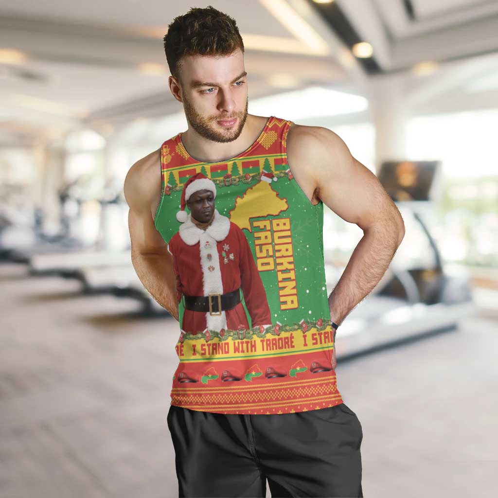 Burkina Faso Christmas Men Tank Top I Stand With Traore - Wonder Print Shop