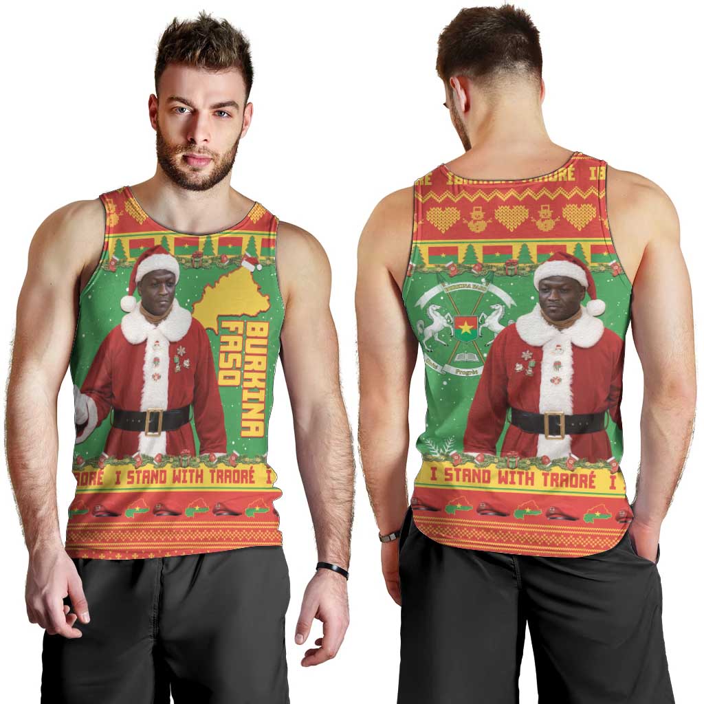 Burkina Faso Christmas Men Tank Top I Stand With Traore - Wonder Print Shop