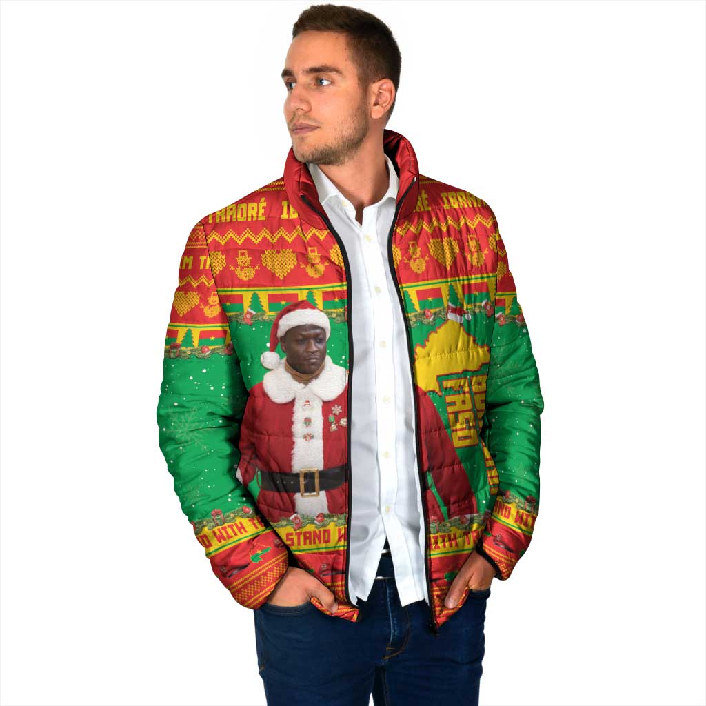 Burkina Faso Christmas Padded Jacket I Stand With Traore - Wonder Print Shop