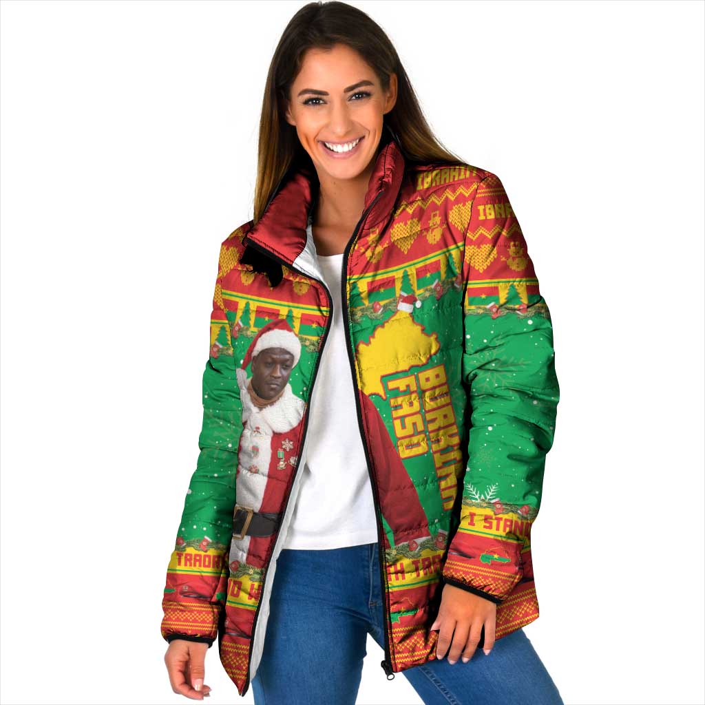 Burkina Faso Christmas Padded Jacket I Stand With Traore - Wonder Print Shop