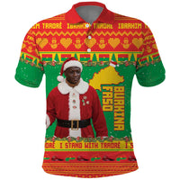 Burkina Faso Christmas Polo Shirt I Stand With Traore - Wonder Print Shop