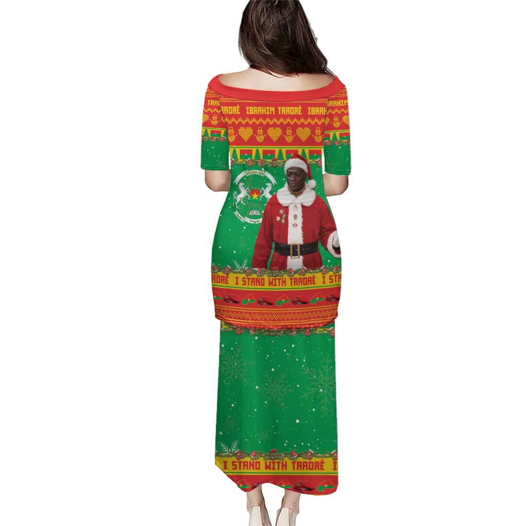 Burkina Faso Christmas Puletasi I Stand With Traore - Wonder Print Shop