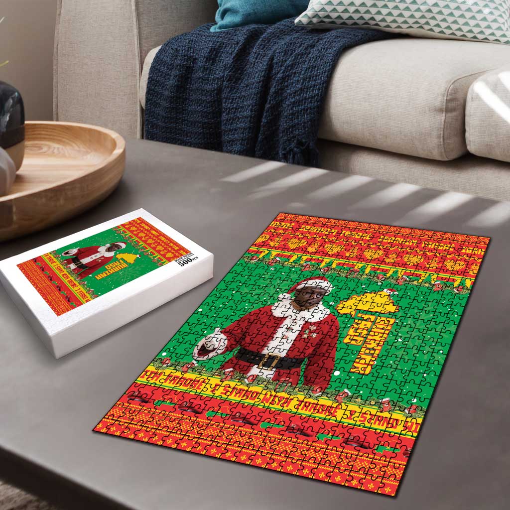 Burkina Faso Christmas Puzzle I Stand With Traore - Wonder Print Shop