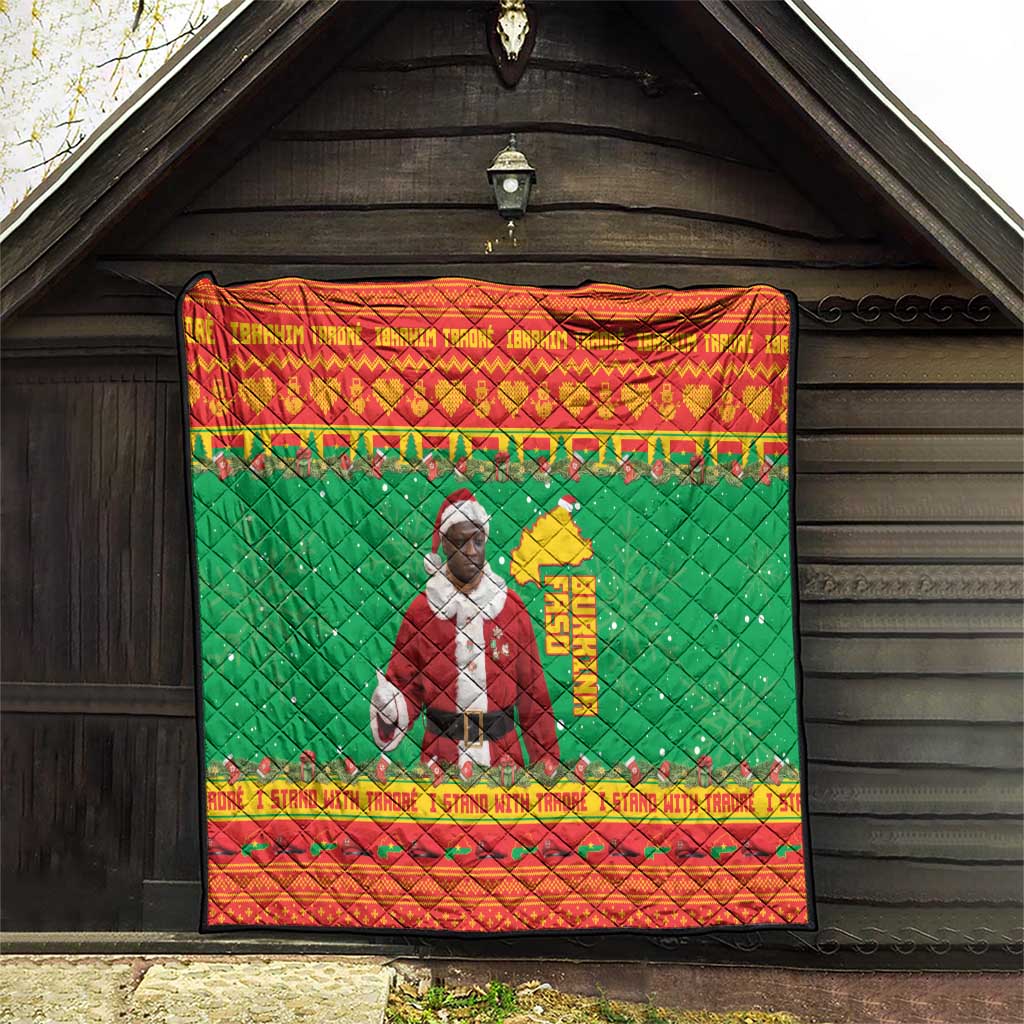 Burkina Faso Christmas Quilt I Stand With Traore - Wonder Print Shop