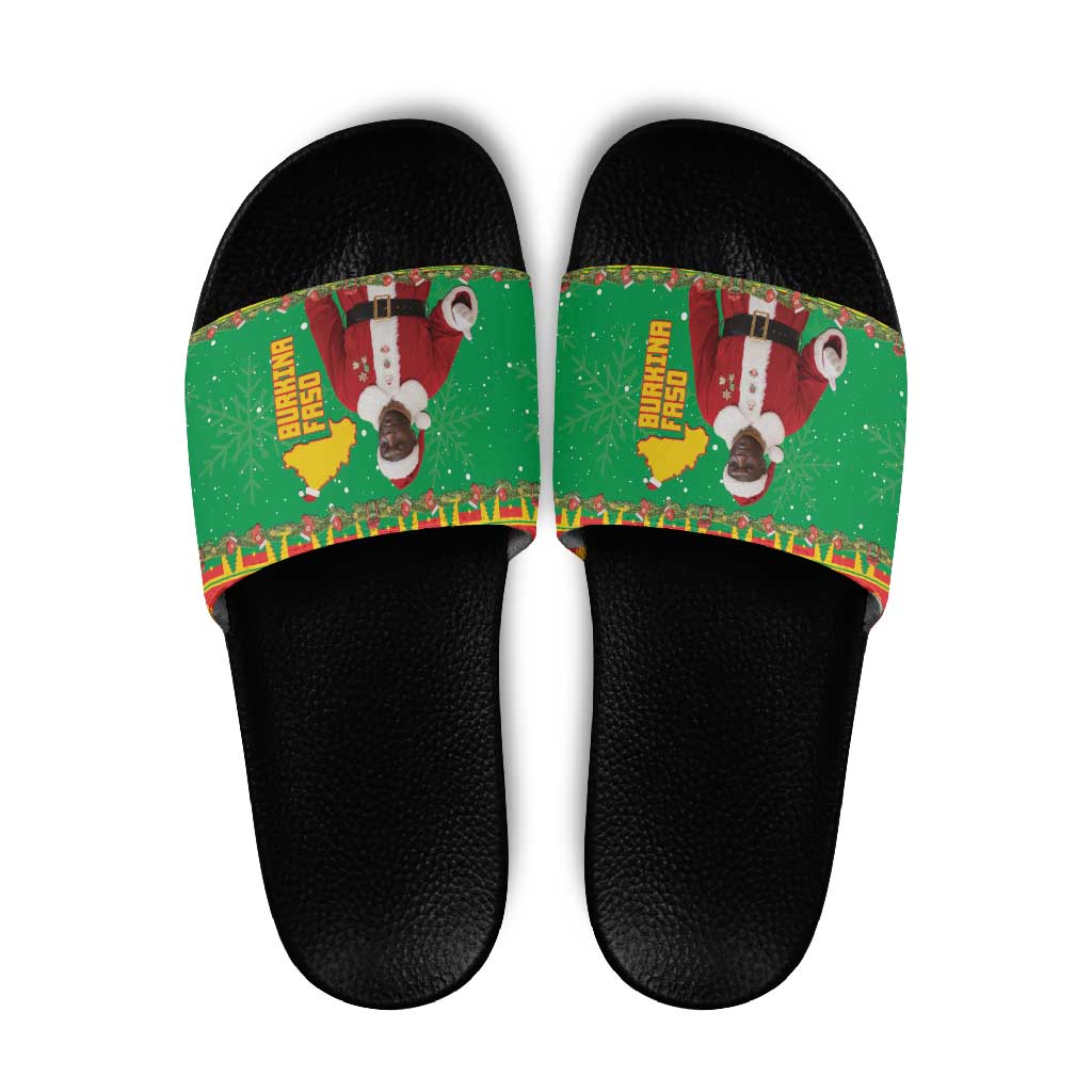 Burkina Faso Christmas Slide Sandals I Stand With Traore - Wonder Print Shop