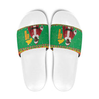 Burkina Faso Christmas Slide Sandals I Stand With Traore - Wonder Print Shop