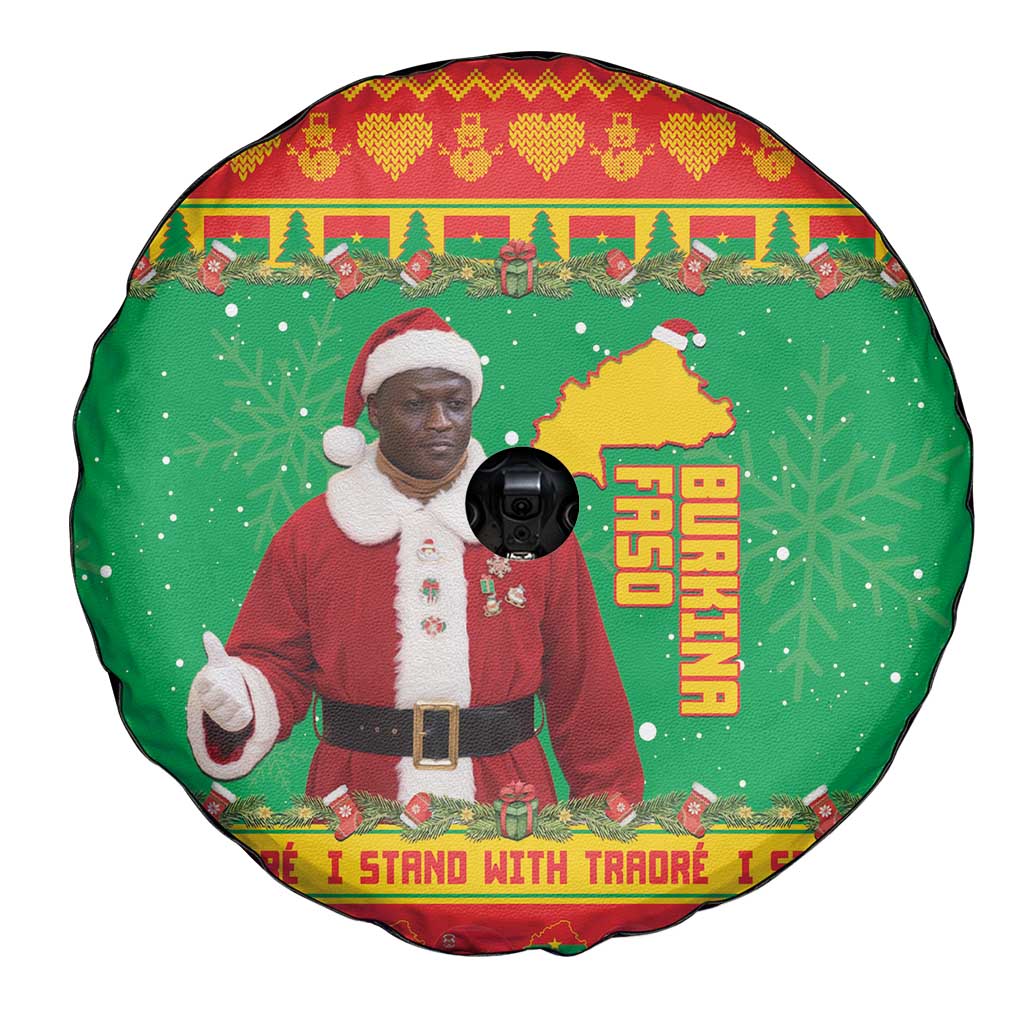 Burkina Faso Christmas Spare Tire Cover I Stand With Traore - Wonder Print Shop