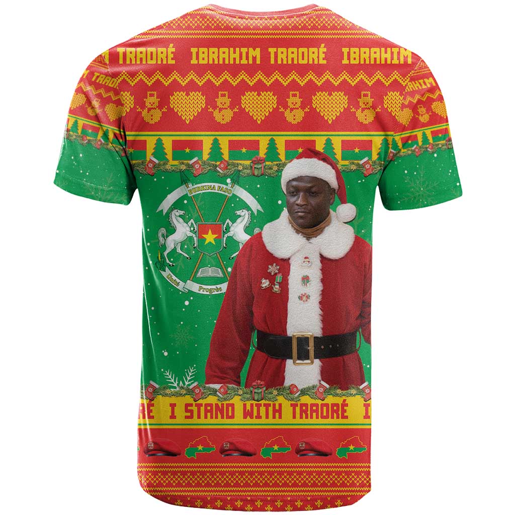 Burkina Faso Christmas T Shirt I Stand With Traore - Wonder Print Shop