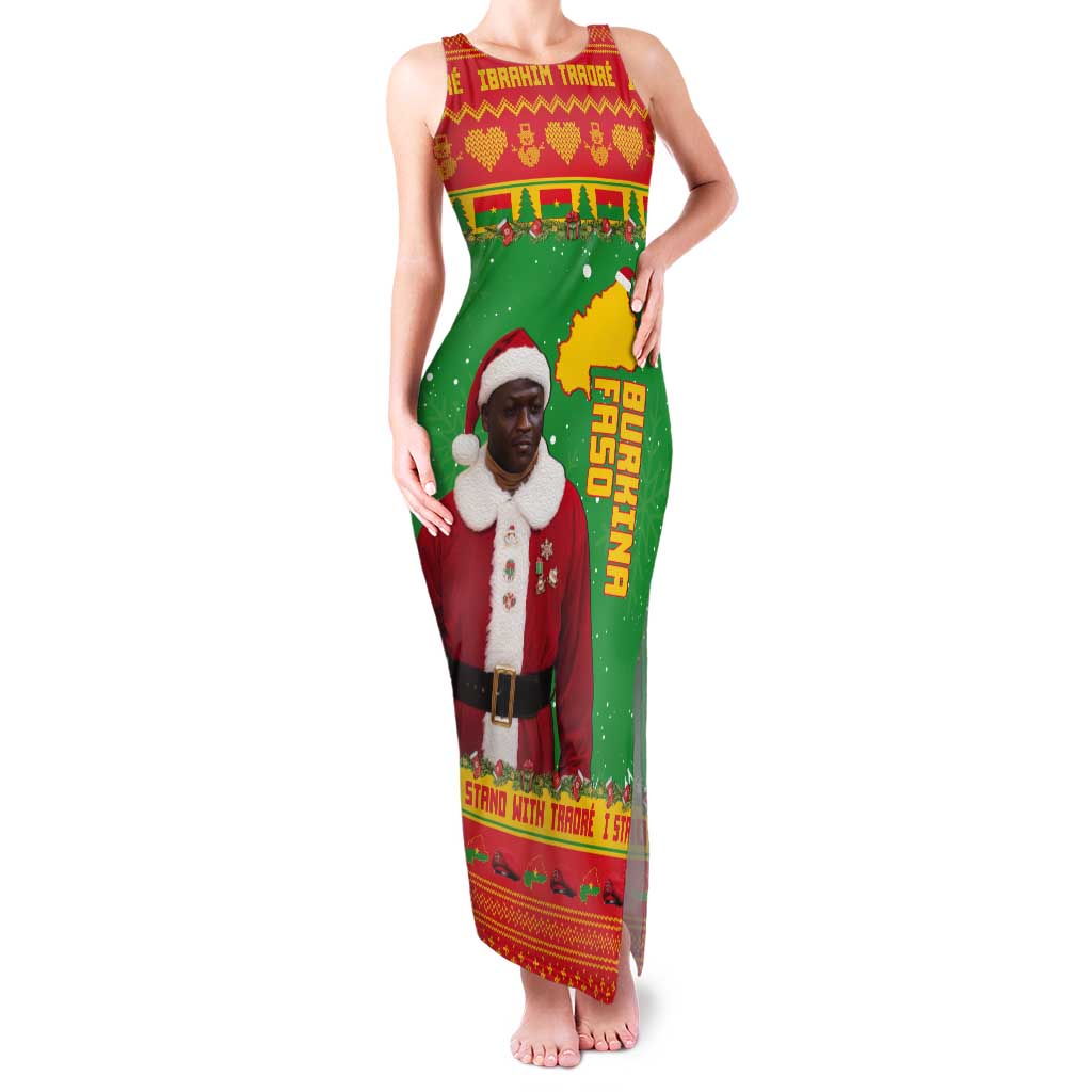 Burkina Faso Christmas Tank Maxi Dress I Stand With Traore - Wonder Print Shop