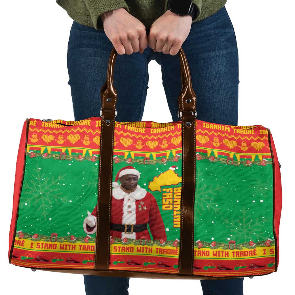 Burkina Faso Christmas Travel Bag I Stand With Traore - Wonder Print Shop