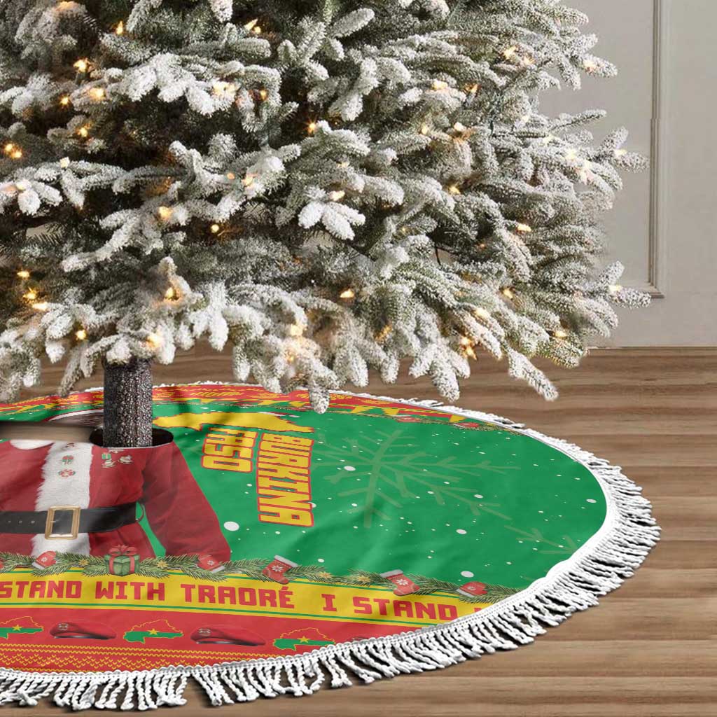 Burkina Faso Christmas Tree Skirt I Stand With Traore - Wonder Print Shop