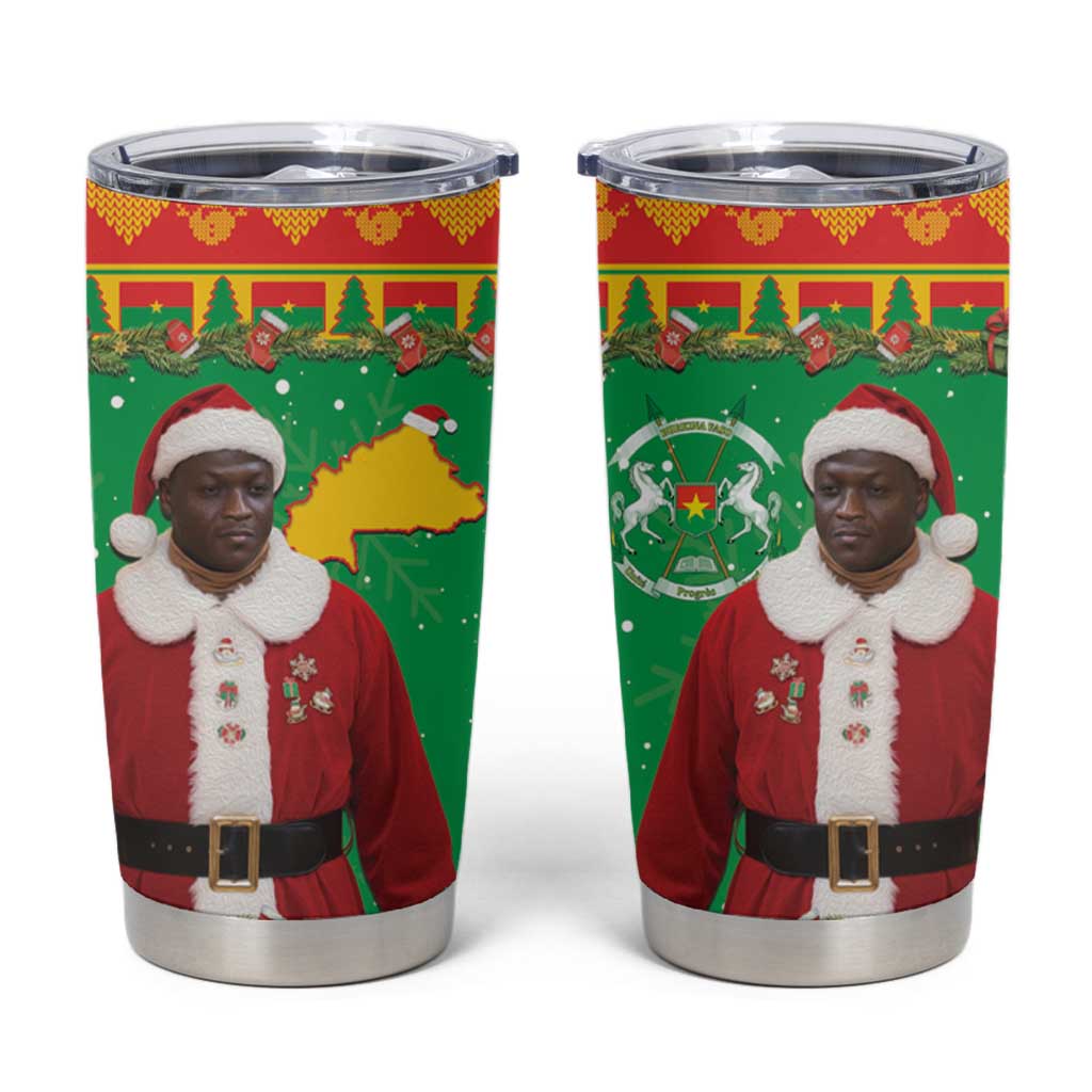 Burkina Faso Christmas Tumbler Cup I Stand With Traore - Wonder Print Shop