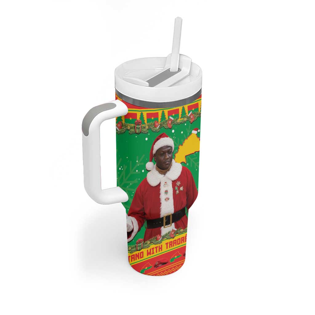 Burkina Faso Christmas Tumbler With Handle I Stand With Traore - Wonder Print Shop