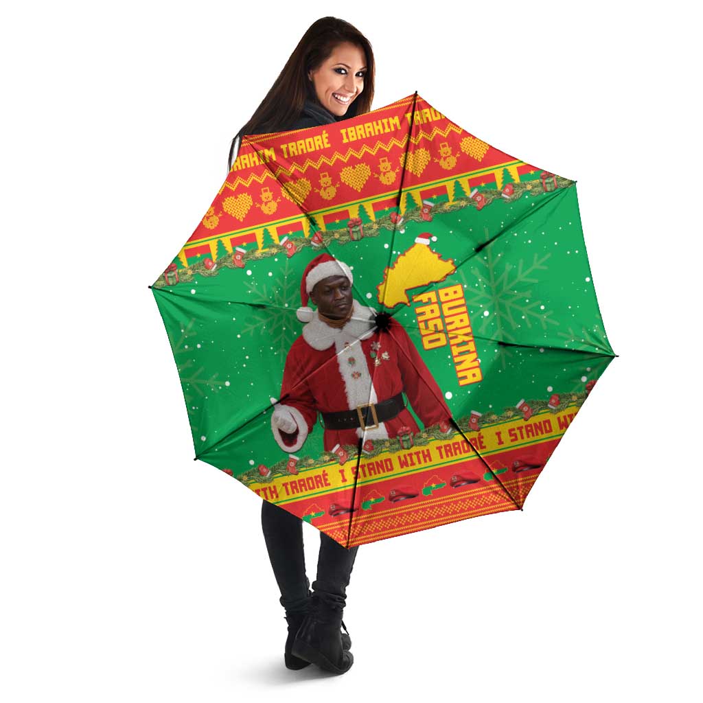 Burkina Faso Christmas Umbrella I Stand With Traore - Wonder Print Shop