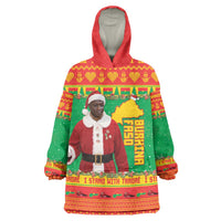 Burkina Faso Christmas Wearable Blanket Hoodie I Stand With Traore - Wonder Print Shop