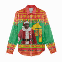 Burkina Faso Christmas Women Casual Shirt I Stand With Traore - Wonder Print Shop