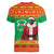 Burkina Faso Christmas Women V-Neck T-Shirt I Stand With Traore - Wonder Print Shop