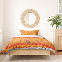 Funny Christmas F Caw F Chicken Bedding Set Merry Craw Mas - Wonder Print Shop