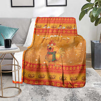 Funny Christmas F Caw F Chicken Blanket Merry Craw Mas - Wonder Print Shop