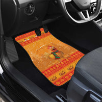 Funny Christmas F Caw F Chicken Car Mats Merry Craw Mas - Wonder Print Shop