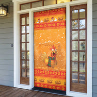 Funny Christmas F Caw F Chicken Door Cover Merry Craw Mas - Wonder Print Shop