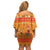 Funny Christmas F Caw F Chicken Family Matching Off Shoulder Short Dress and Hawaiian Shirt Merry Craw Mas - Wonder Print Shop