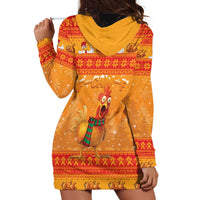 Funny Christmas F Caw F Chicken Hoodie Dress Merry Craw Mas - Wonder Print Shop