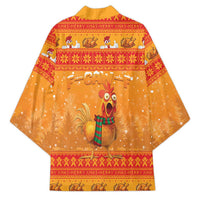 Funny Christmas F Caw F Chicken Kimono Merry Craw Mas - Wonder Print Shop