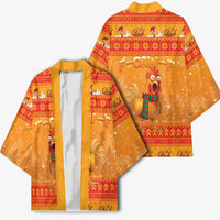 Funny Christmas F Caw F Chicken Kimono Merry Craw Mas - Wonder Print Shop