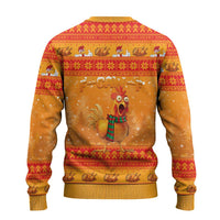 Funny Christmas F Caw F Chicken Ugly Christmas Sweater Merry Craw Mas - Wonder Print Shop
