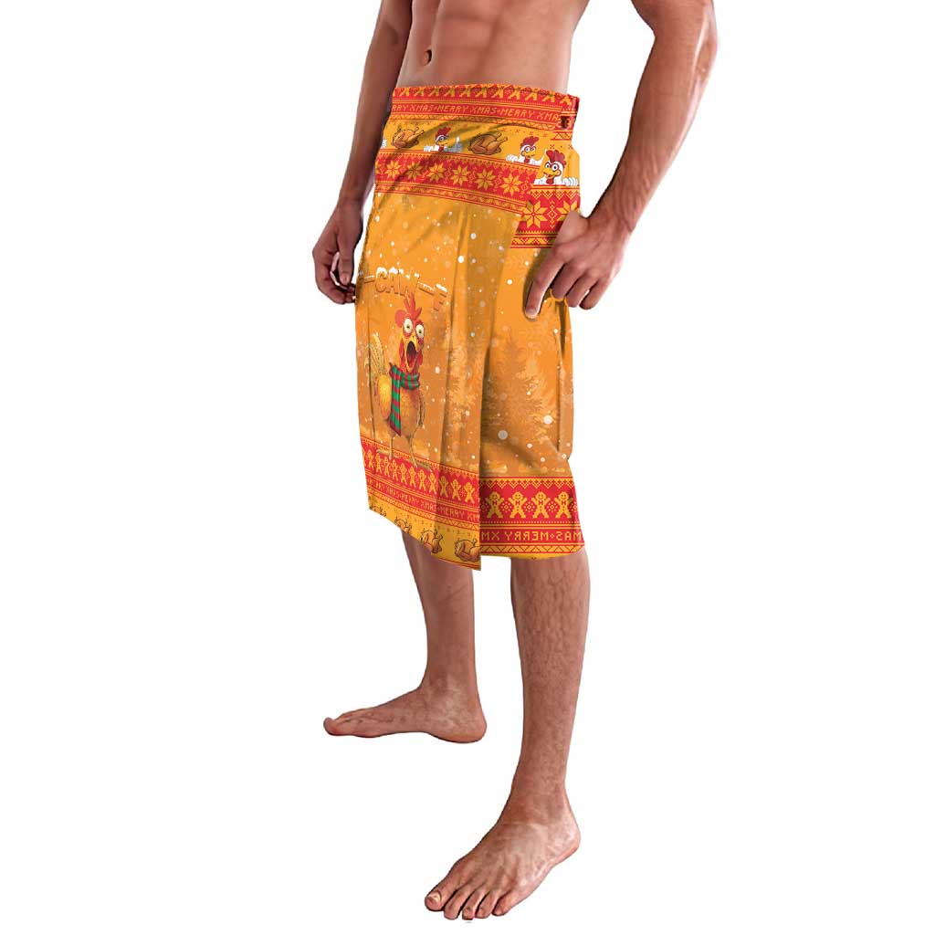 Funny Christmas F Caw F Chicken Lavalava Merry Craw Mas - Wonder Print Shop