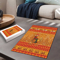 Funny Christmas F Caw F Chicken Puzzle Merry Craw Mas - Wonder Print Shop