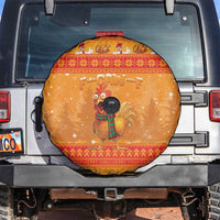 Funny Christmas F Caw F Chicken Spare Tire Cover Merry Craw Mas - Wonder Print Shop