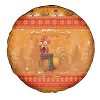 Funny Christmas F Caw F Chicken Spare Tire Cover Merry Craw Mas - Wonder Print Shop