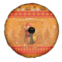 Funny Christmas F Caw F Chicken Spare Tire Cover Merry Craw Mas - Wonder Print Shop