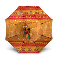Funny Christmas F Caw F Chicken Umbrella Merry Craw Mas - Wonder Print Shop